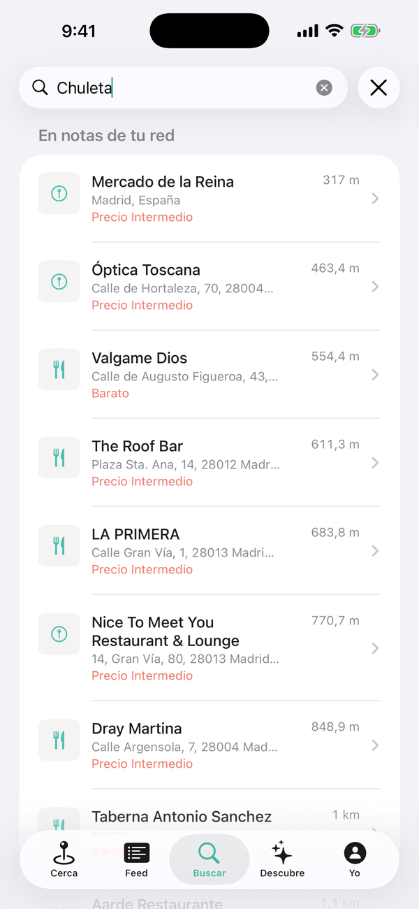 Búsqueda en notas